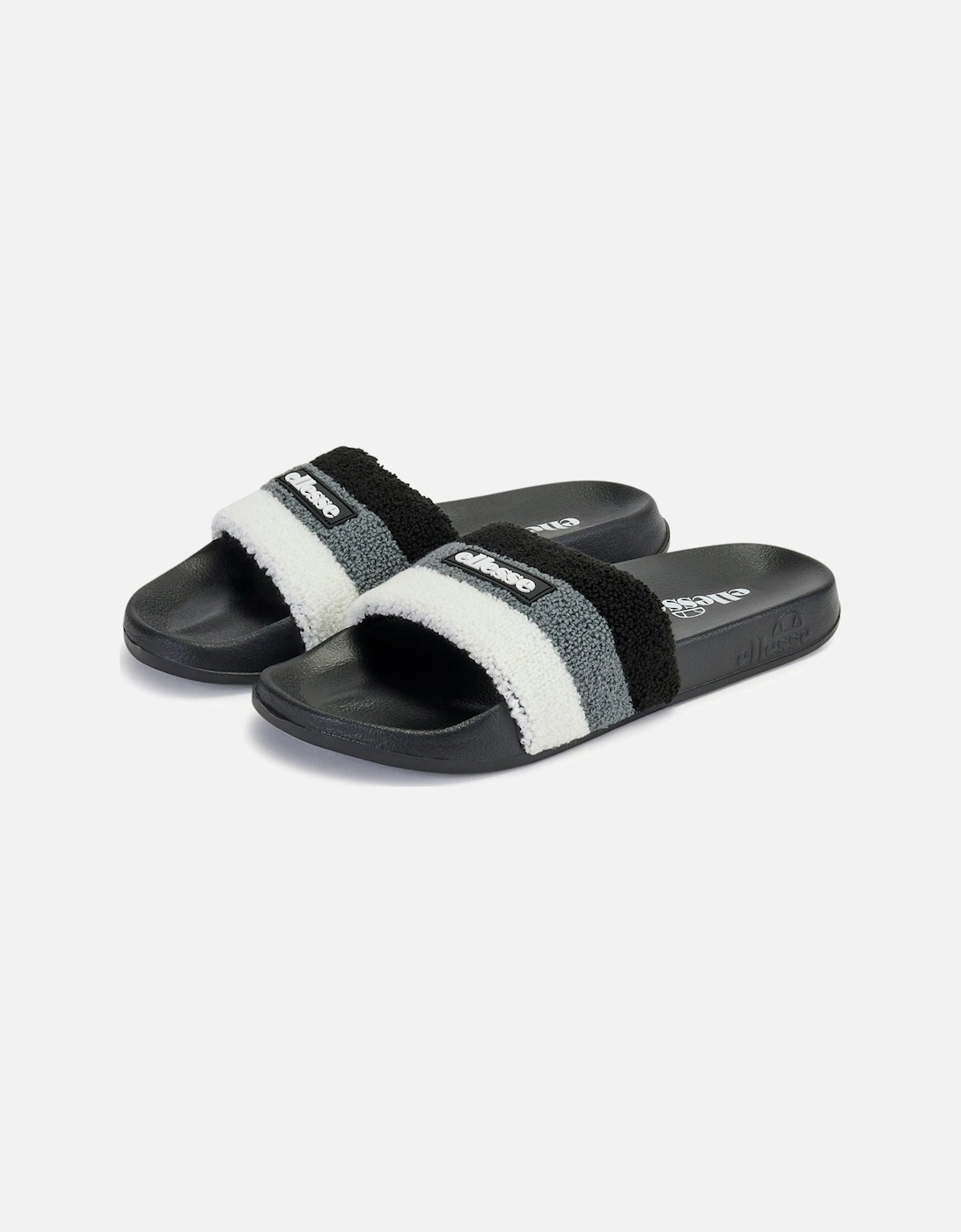 Ellesse Men's Triply Slide - Black/Grey - Black/Multi - Size: 9