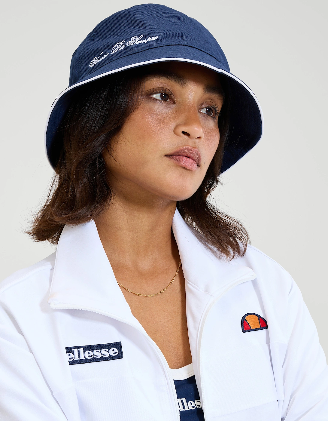 Lorenzia Bucket Hat - Navy, 2 of 1