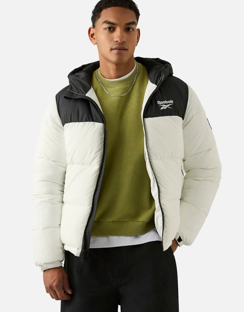 RB1569 Puffer Jacket - White