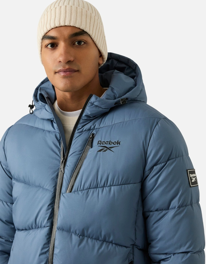 RB1567 Stretch Puffer Jacket - Mineral Blue