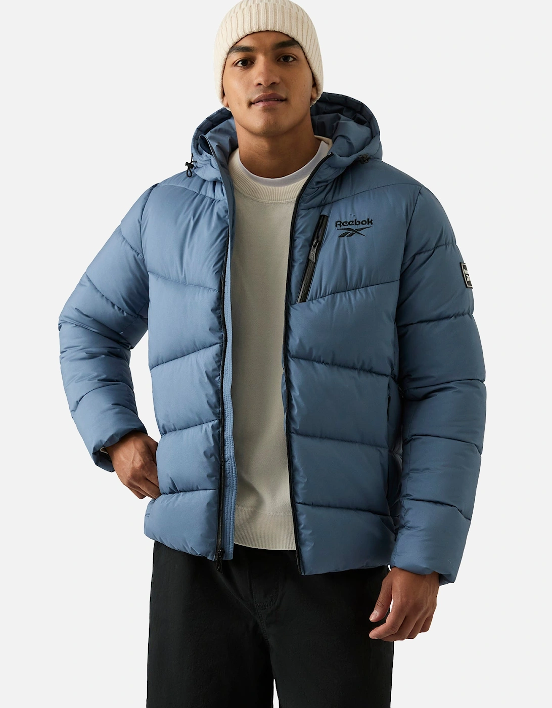 RB1567 Stretch Puffer Jacket - Mineral Blue