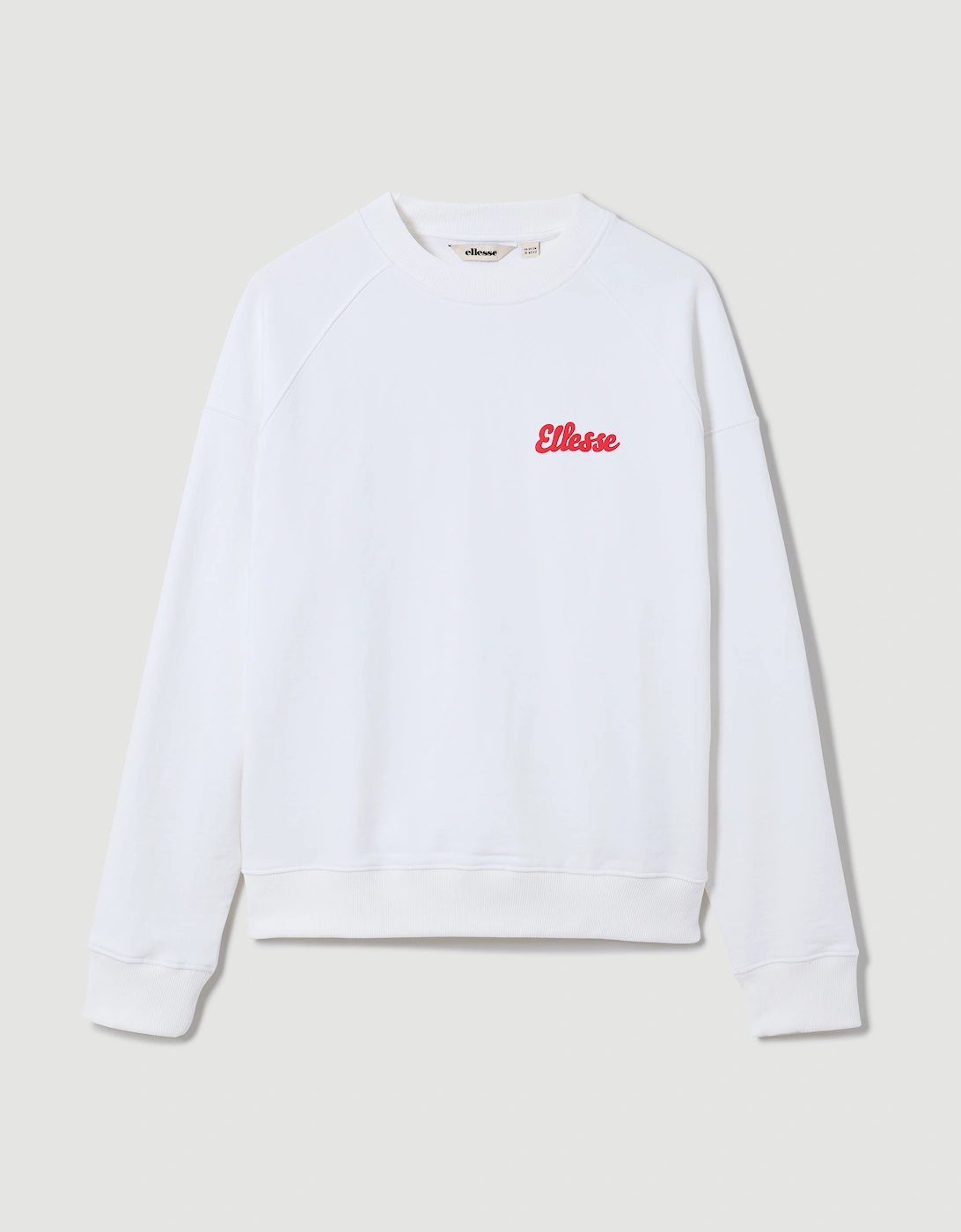 Ellesse Women's Lo Sbuffo Sweatshirt - White - Size: 14