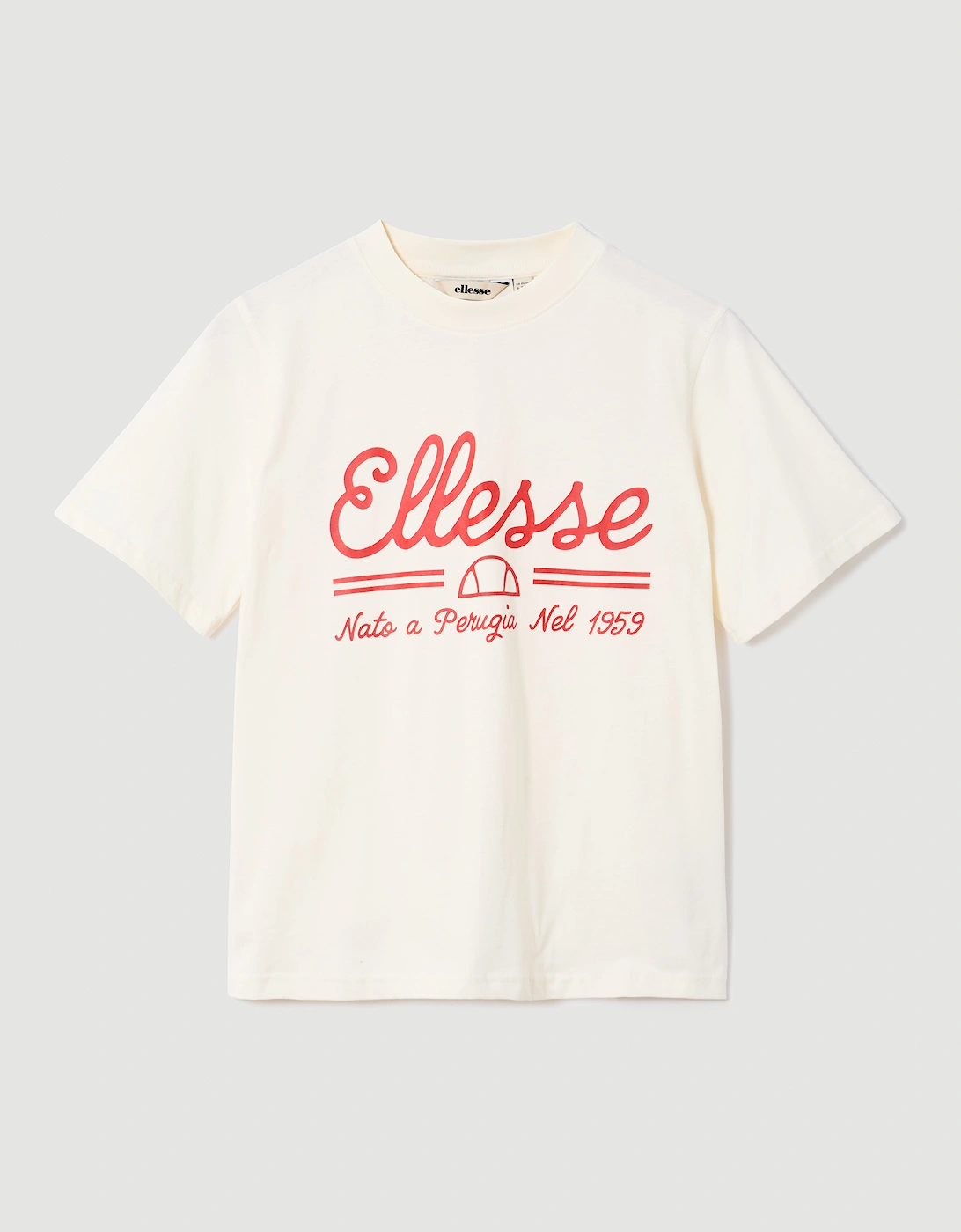 Ellesse Women's Cream Lanse Tee - Off White - Size: 8