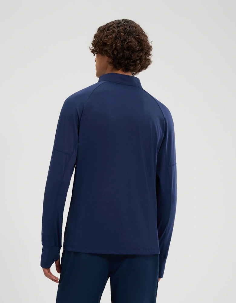 Musica 1/4 LS Tee - Navy