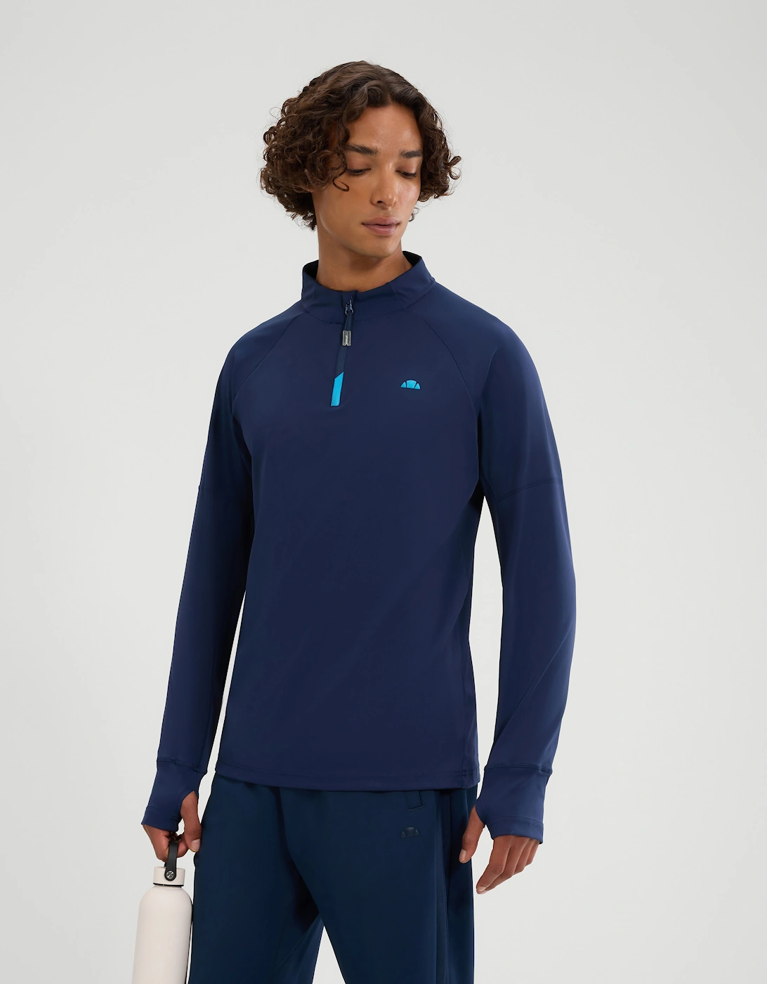 Musica 1/4 LS Tee - Navy