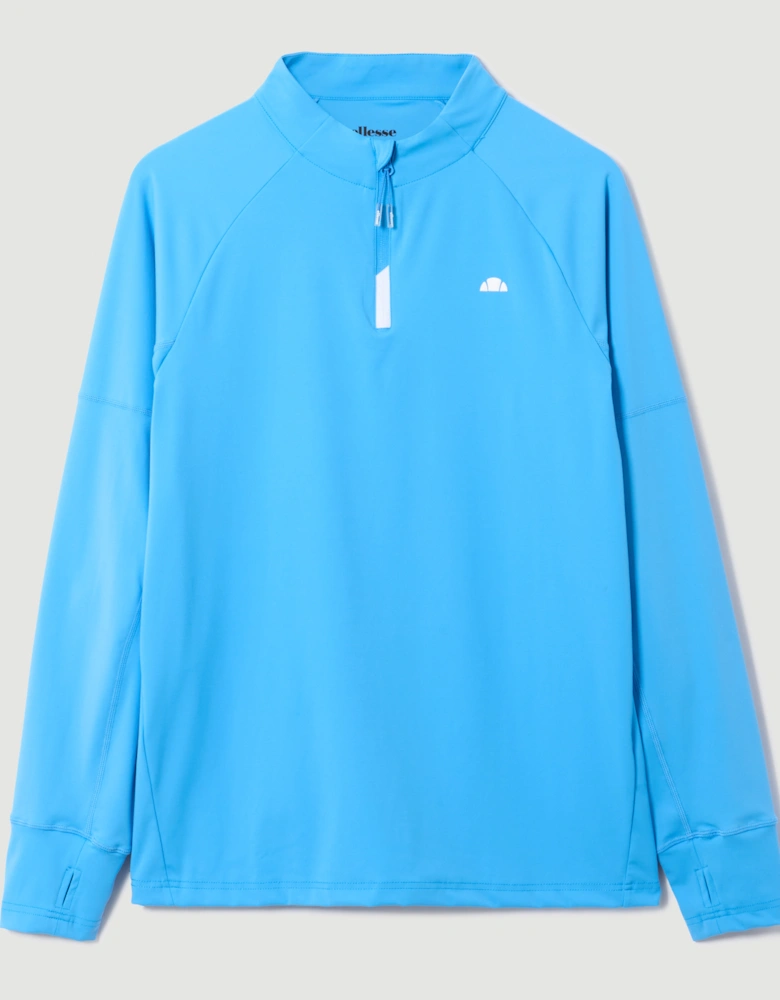 Musica 1/4 LS Tee - Blue