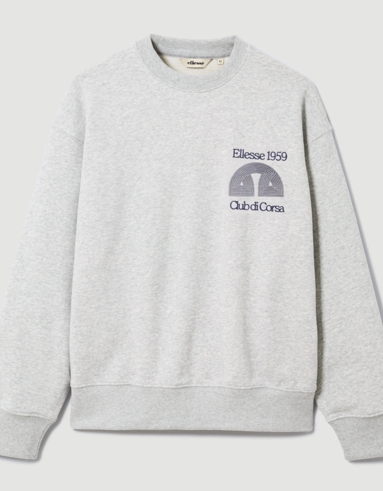 Club Di Corsa Sweatshirt - Light Grey Marl