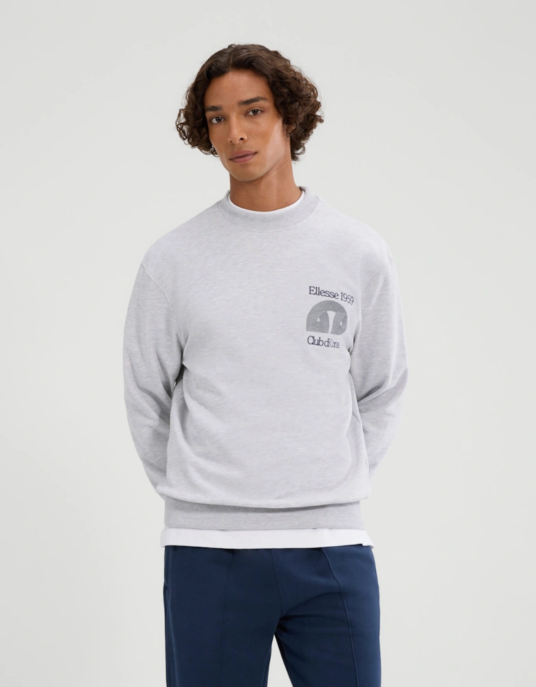 Club Di Corsa Sweatshirt - Light Grey Marl