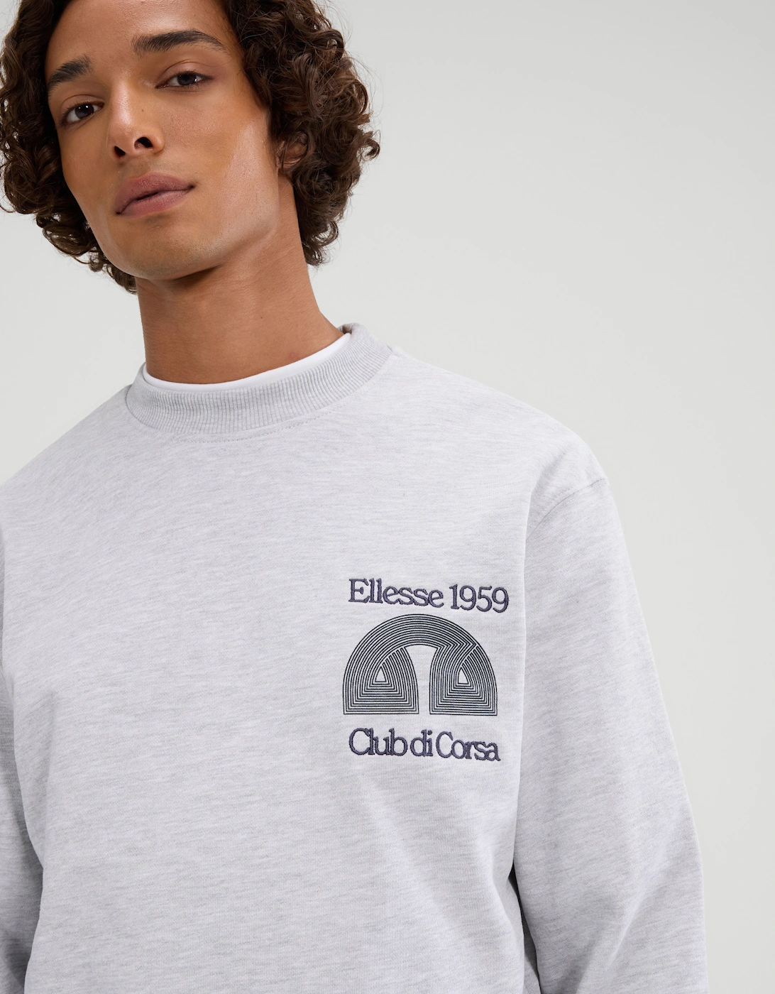 Club Di Corsa Sweatshirt - Light Grey Marl