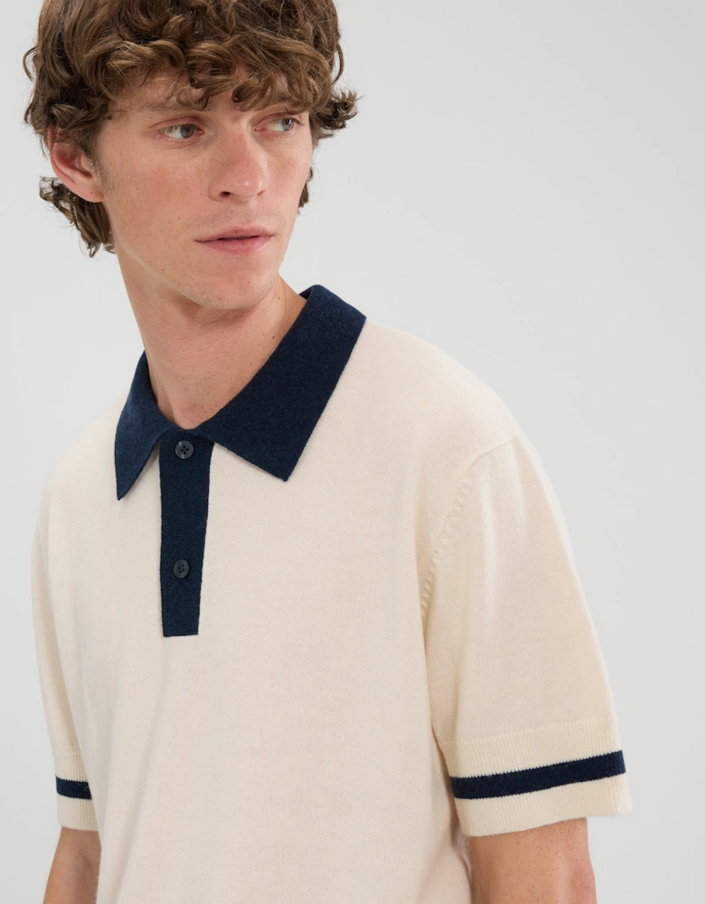 Tuccia Knit Polo - Off White