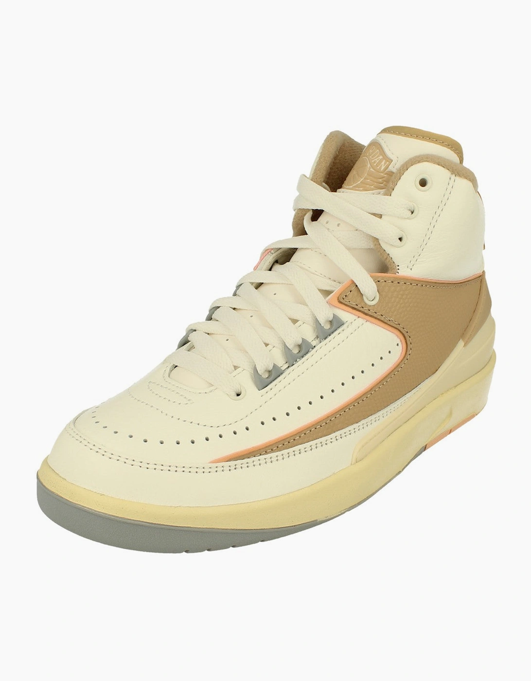 Women's Nike Air Jordan 2 Retro Womens Trainers Dx4400 118 - White - Size: 4.5