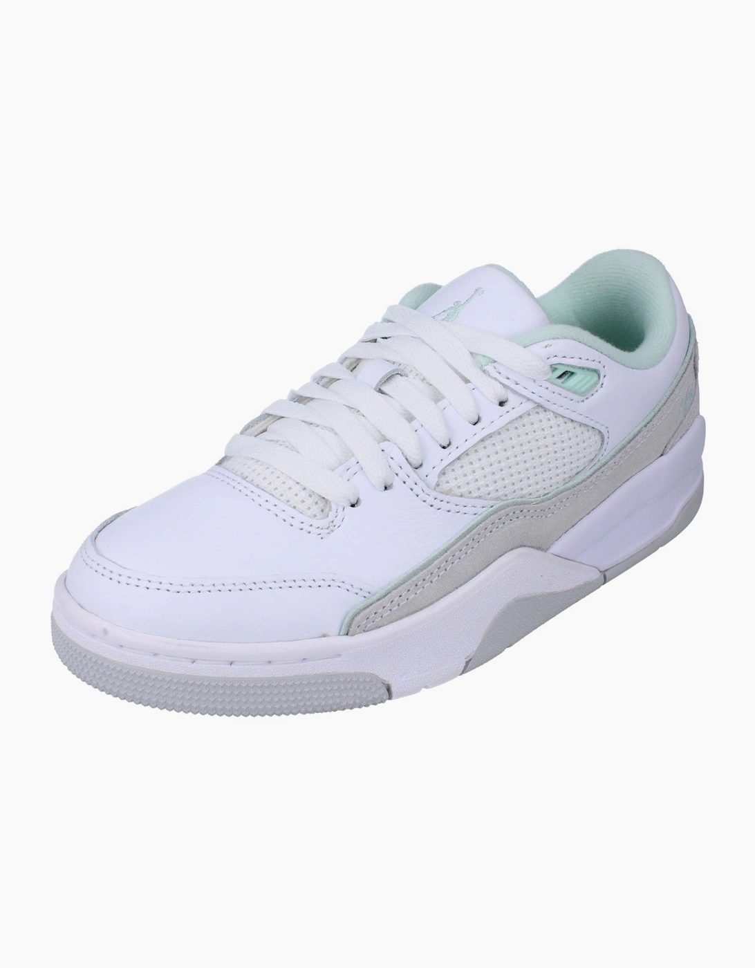 Nike Women's White Air Jordan Flight Court Trainers Fz9854 105 - Size: 6.5