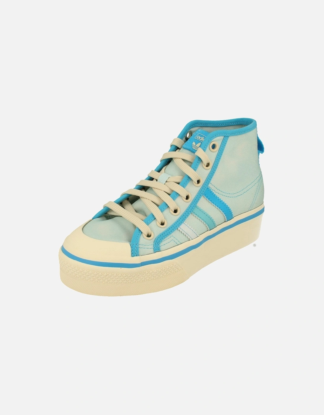 Originals Nizza Platform Mid Womens Trainers Sneakers GX4604, 6 of 5