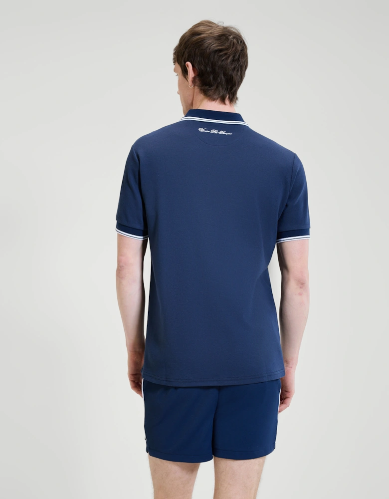 Macchino S/S Polo - Navy