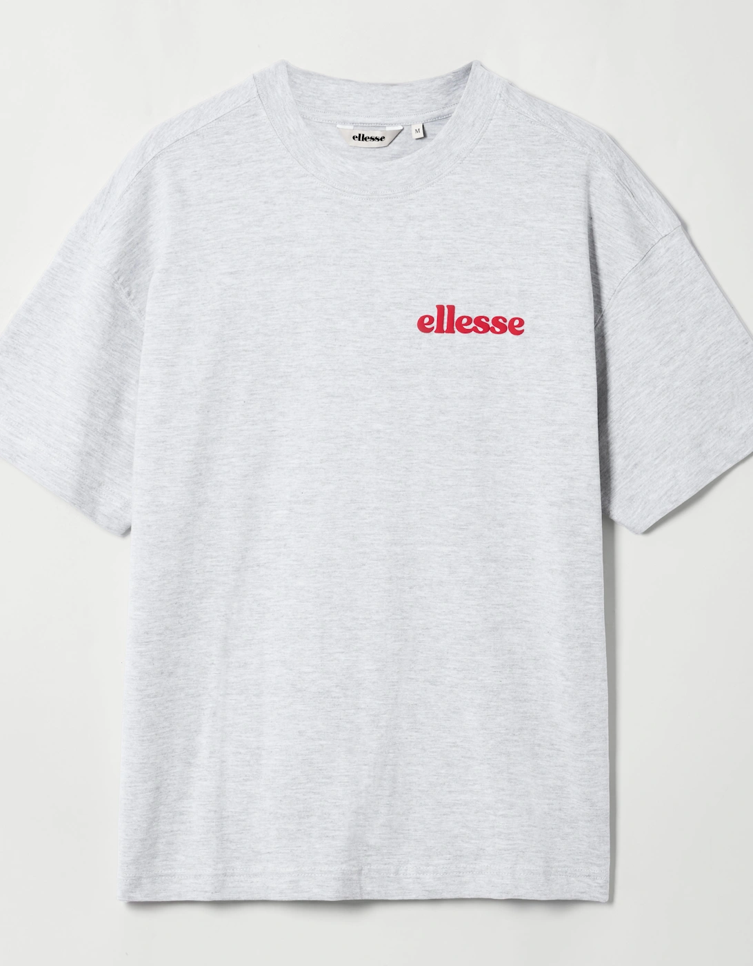 Ellesse Men's Grey Entriamo Tee - Light Marl  44 2XL