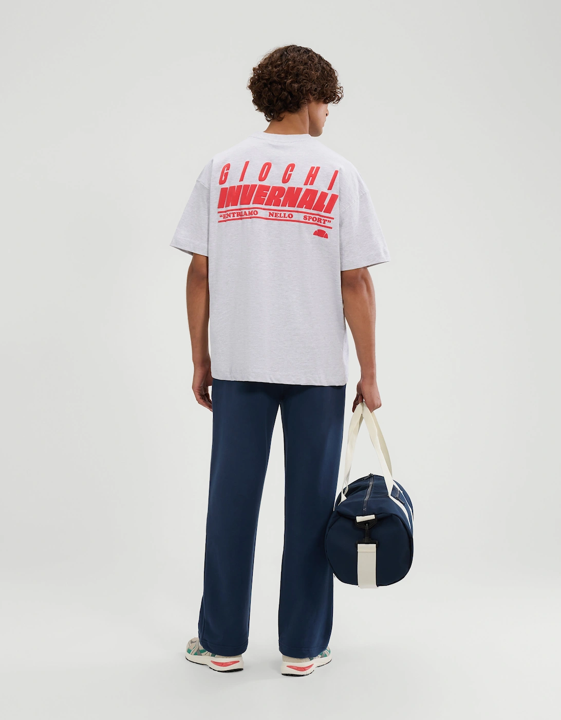 Entriamo Tee - Light Grey Marl