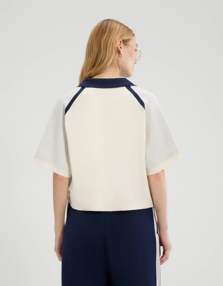 Brunelli Knitted Polo - Off White