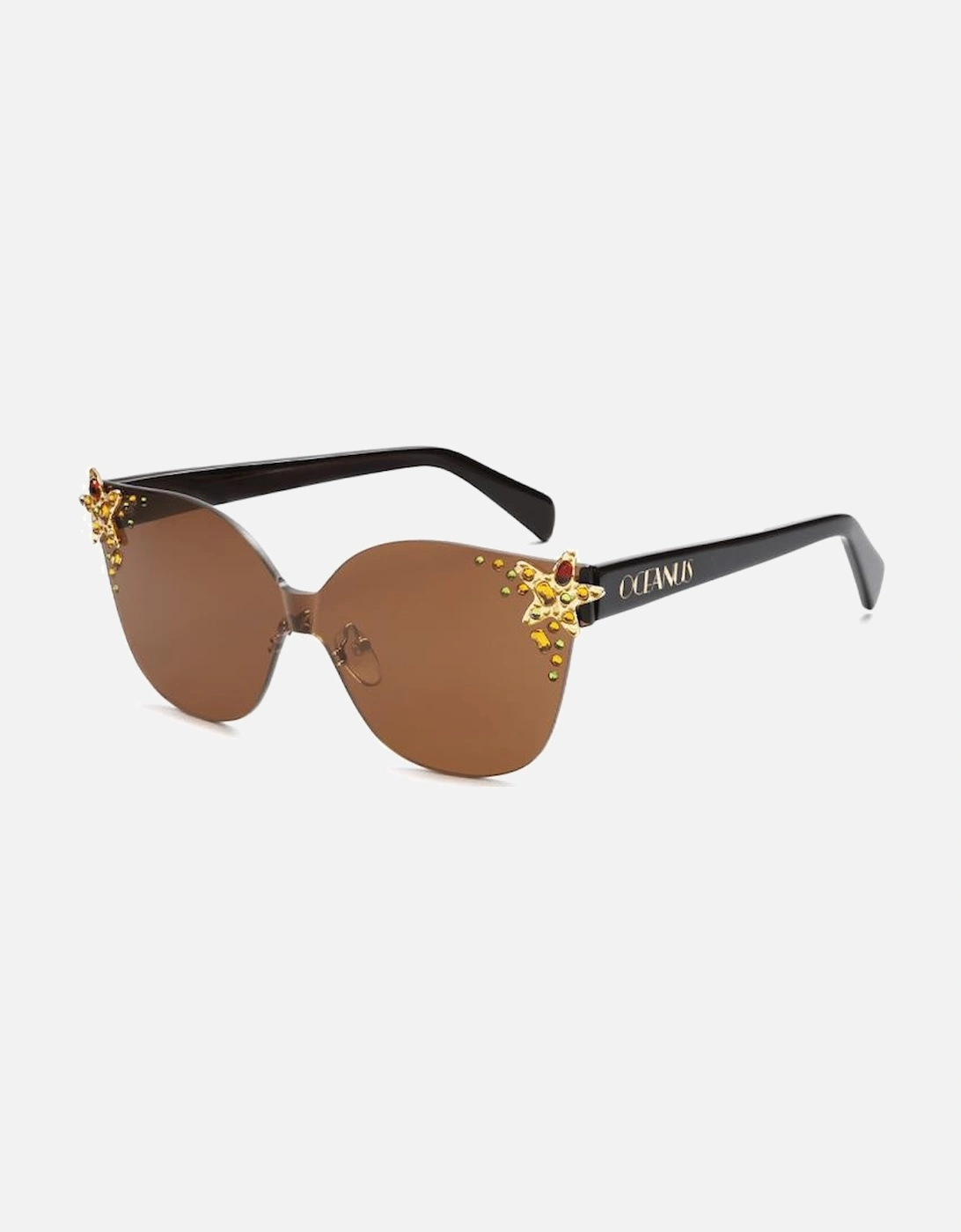 x SOJOS Glowheart Sunglasses Brown