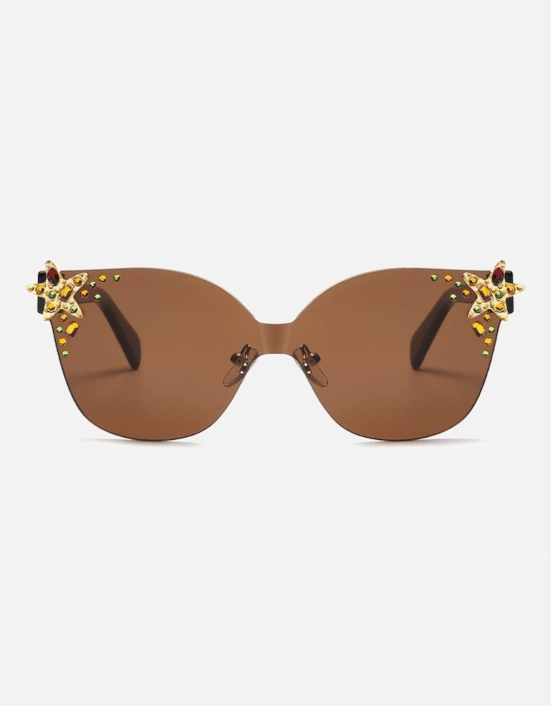 x SOJOS Glowheart Sunglasses Brown