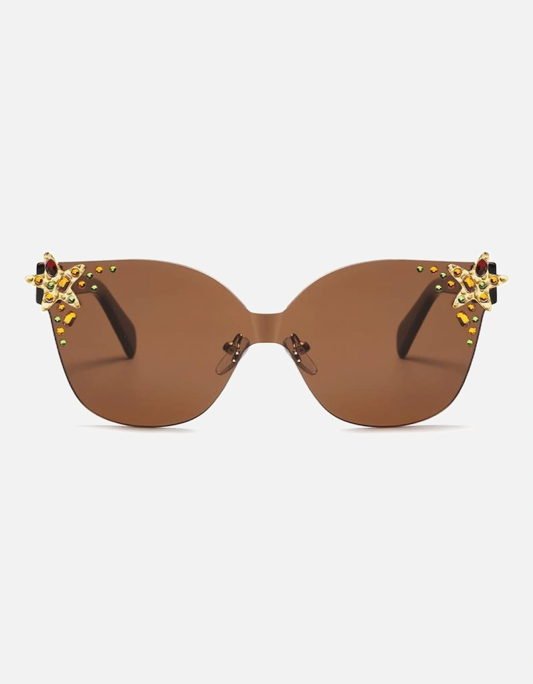 x SOJOS Glowheart Sunglasses Brown