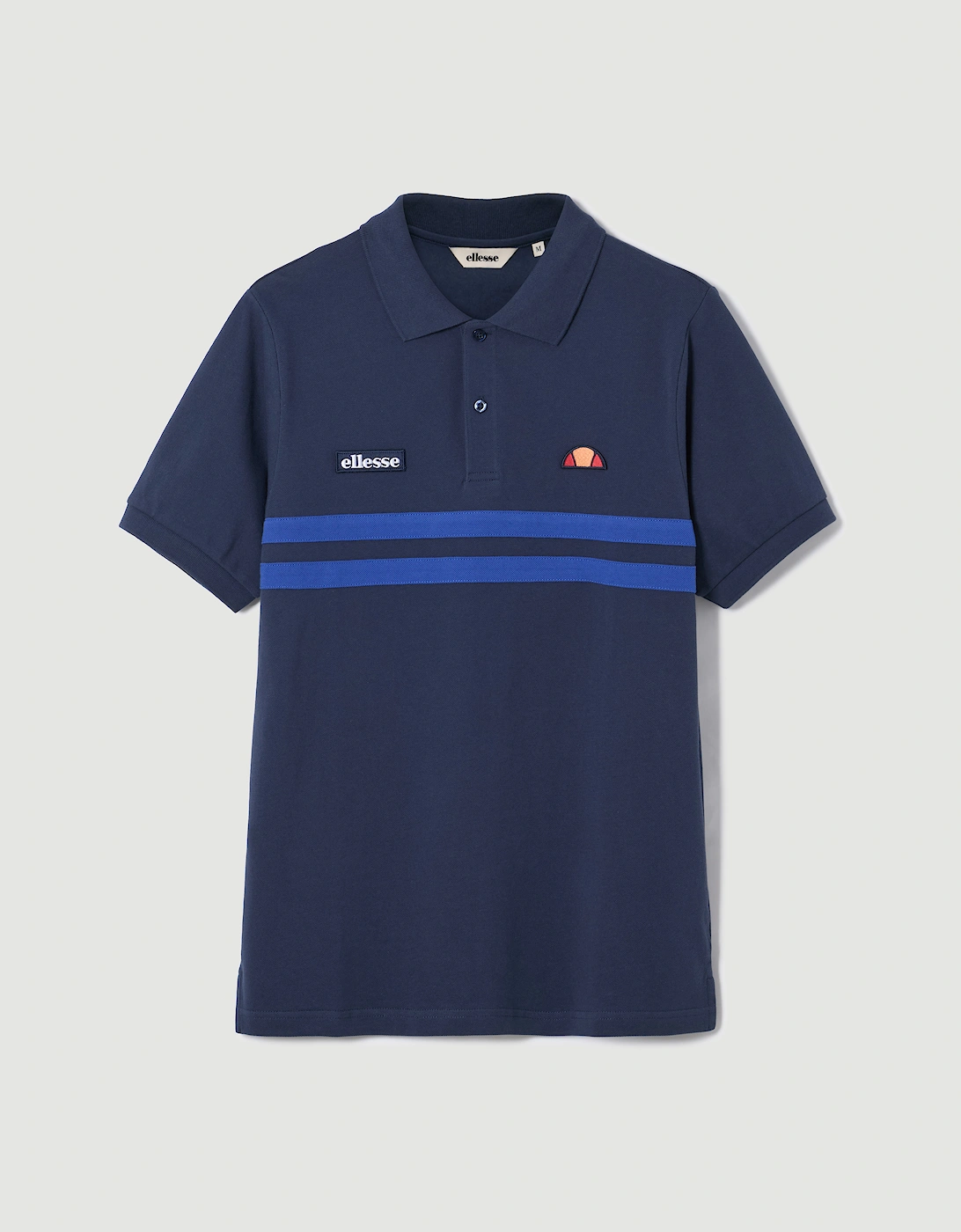 Ellesse Men's Navy/Multi Muccia Polo - /Blue  40 L
