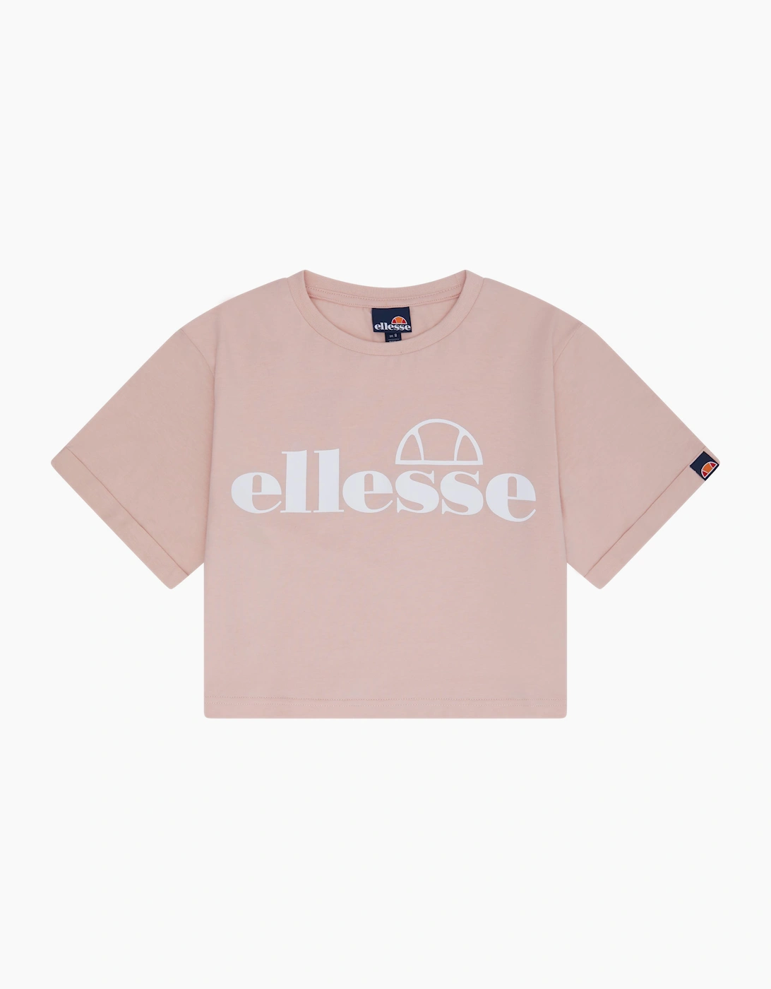 Ellesse Women's Silo Cropped T-Shirt - Light Pink - Size: 6