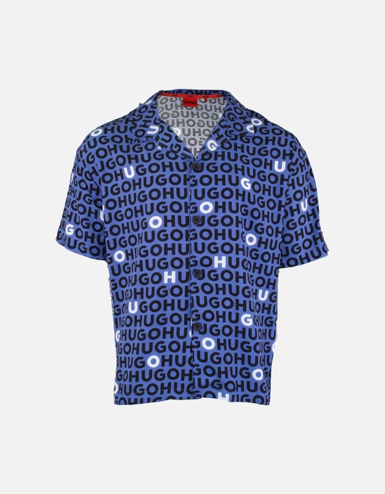 Hugo Beach Shirt Relaxed Fit, Medium Blue