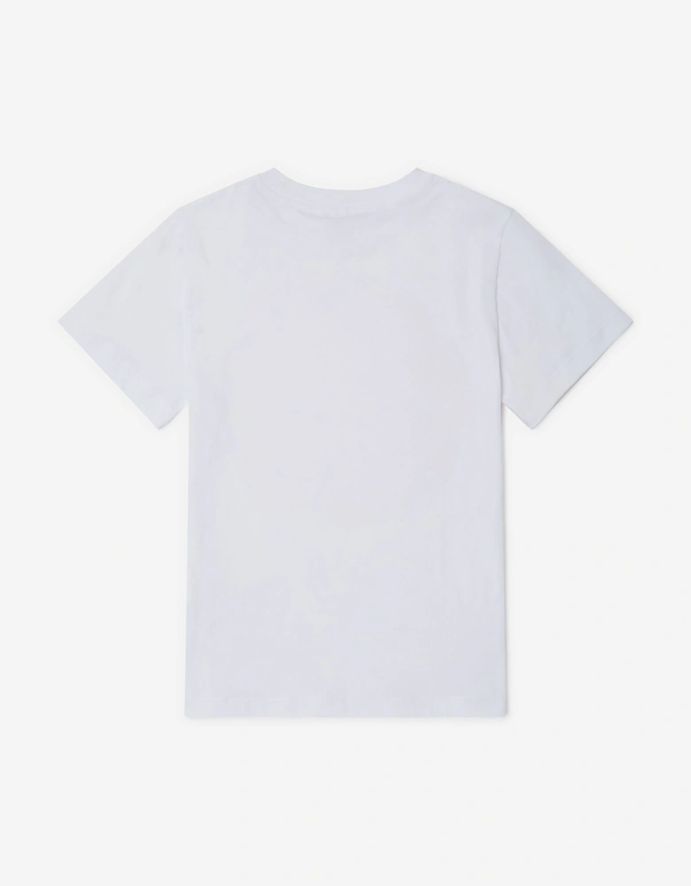 Boys World Globe T-Shirt in White