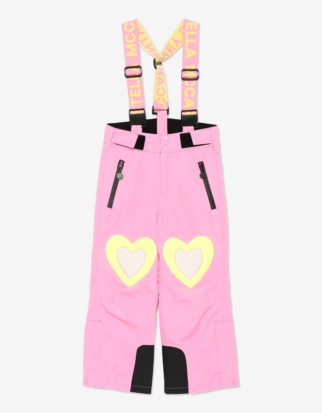 Girls Heart Ski Trousers in Pink, 5 of 4
