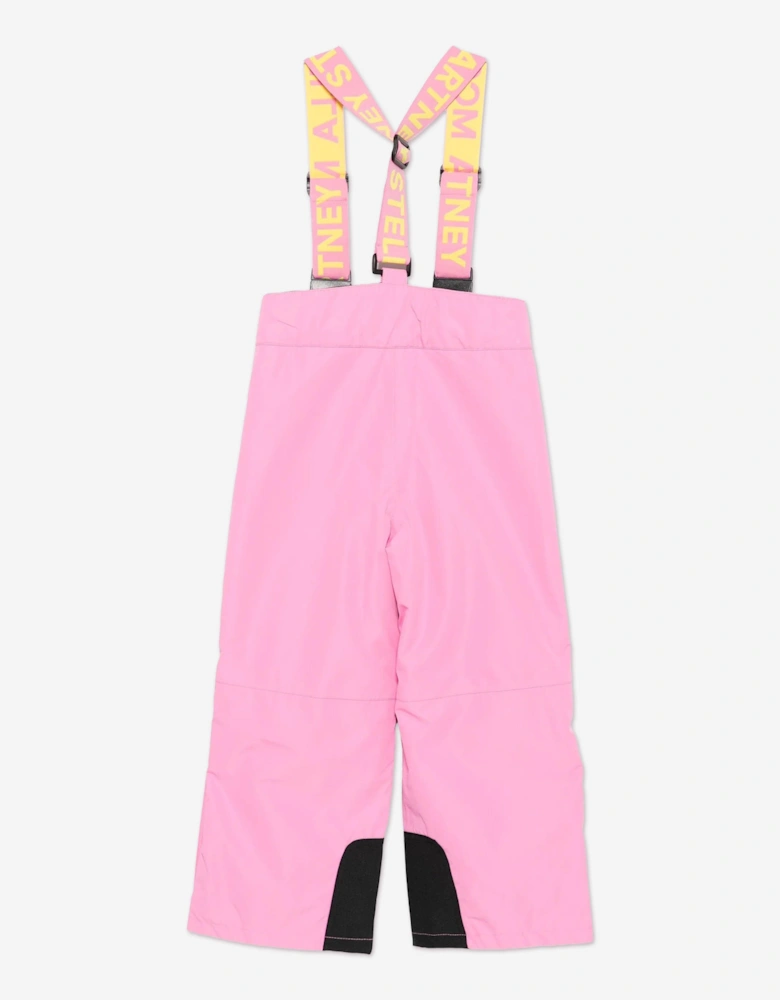 Girls Heart Ski Trousers in Pink
