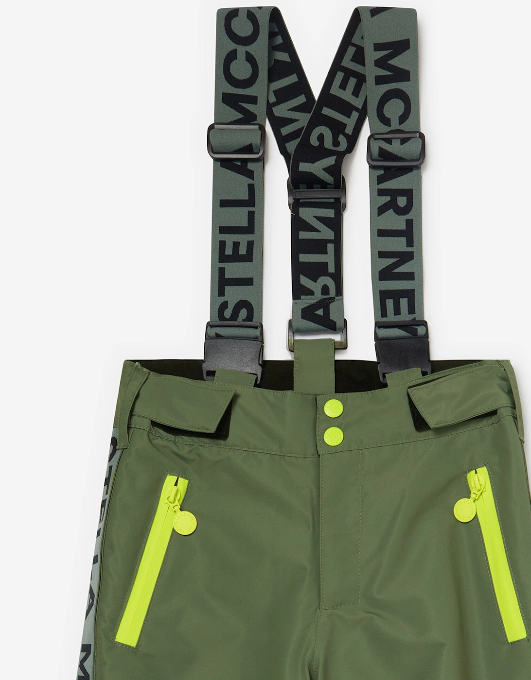 Boys Logo Ski Trousers in Green