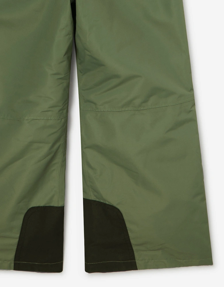 Boys Logo Ski Trousers in Green