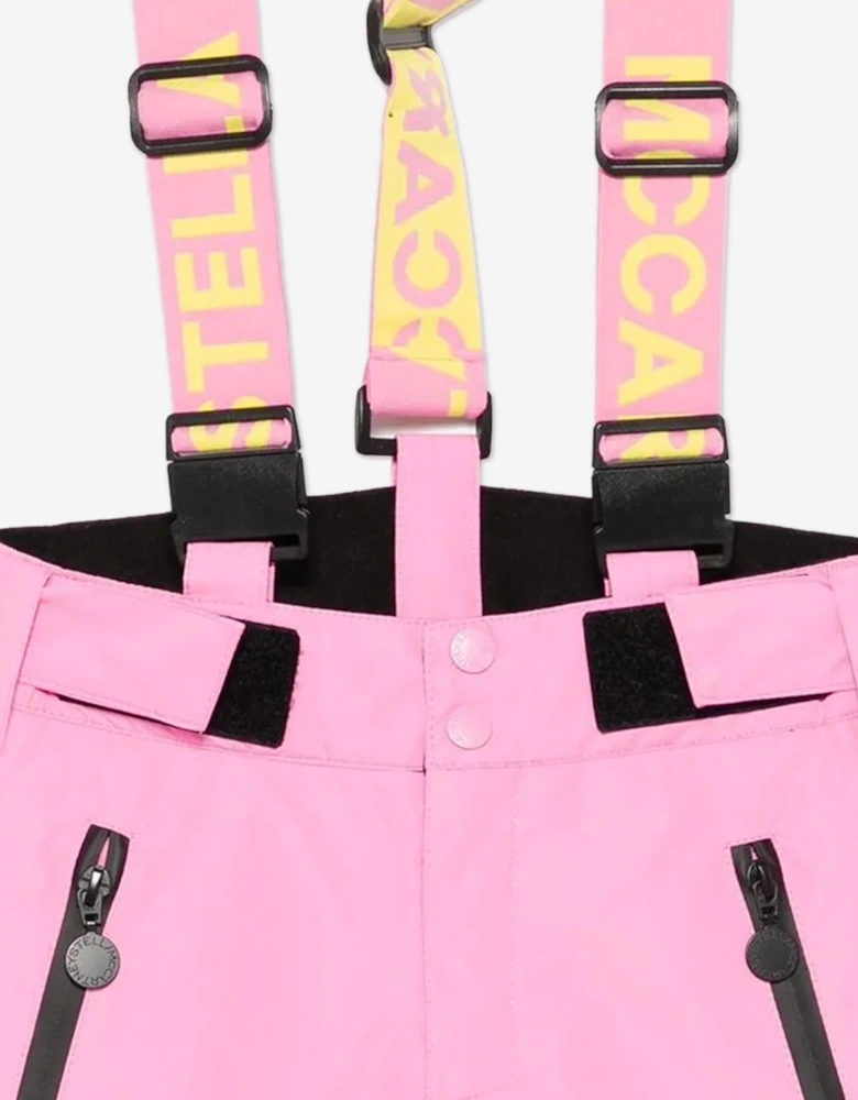 Girls Heart Ski Trousers in Pink