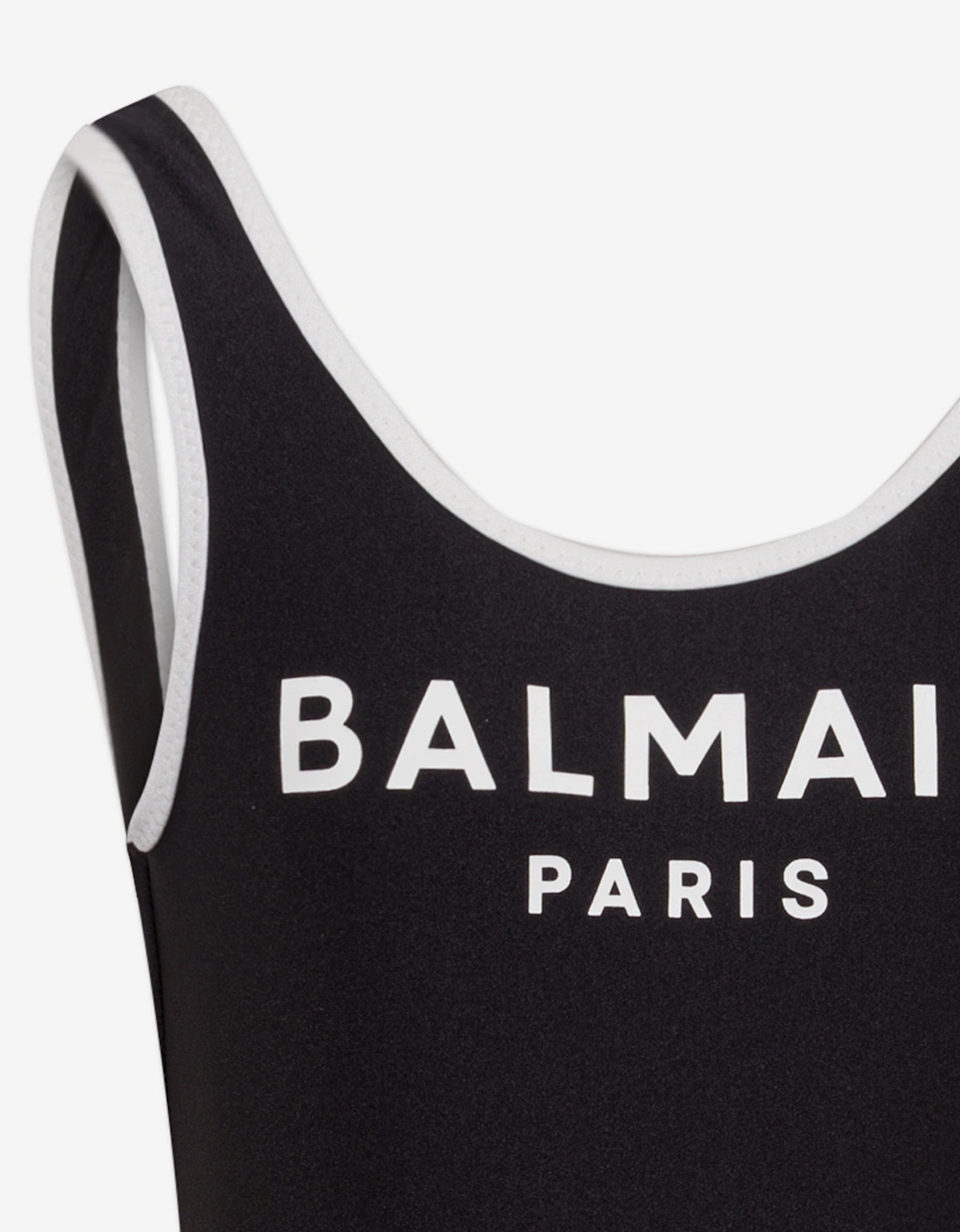 Girls Logo Swimsuit in Black
