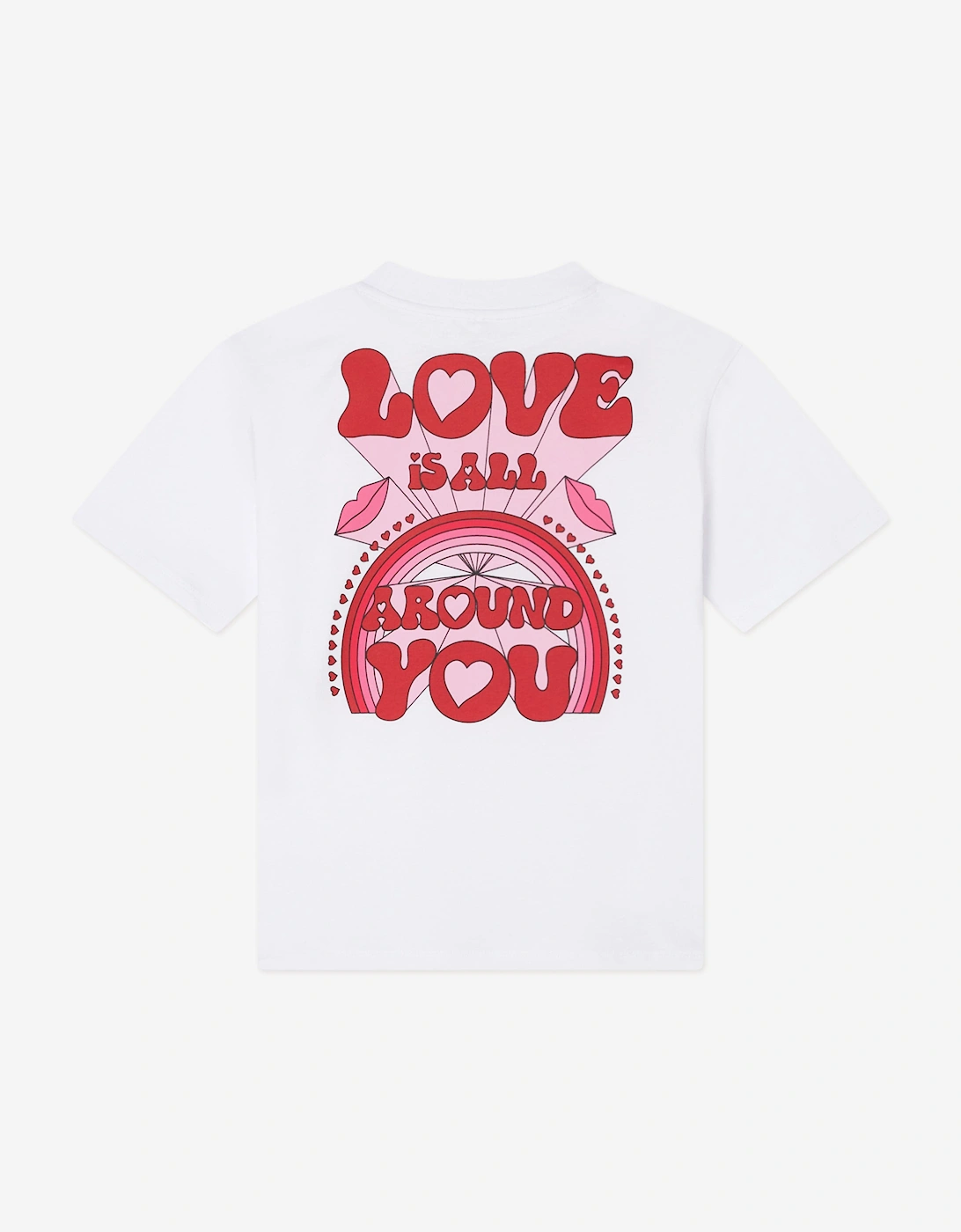 Girls Love T-Shirt in White