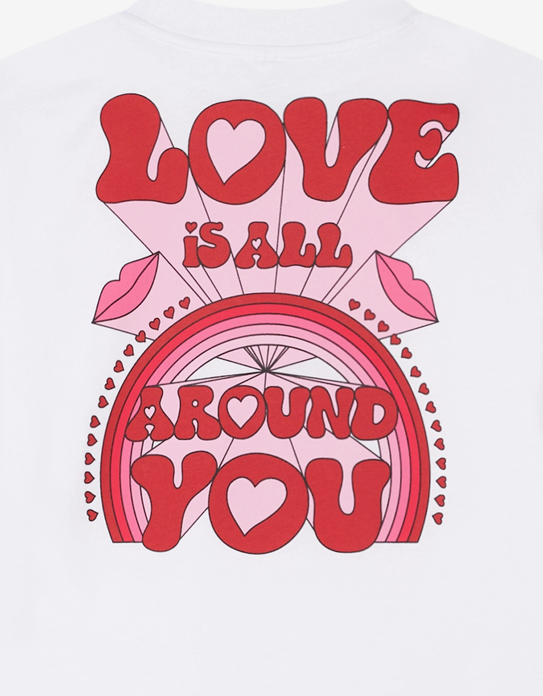 Girls Love T-Shirt in White
