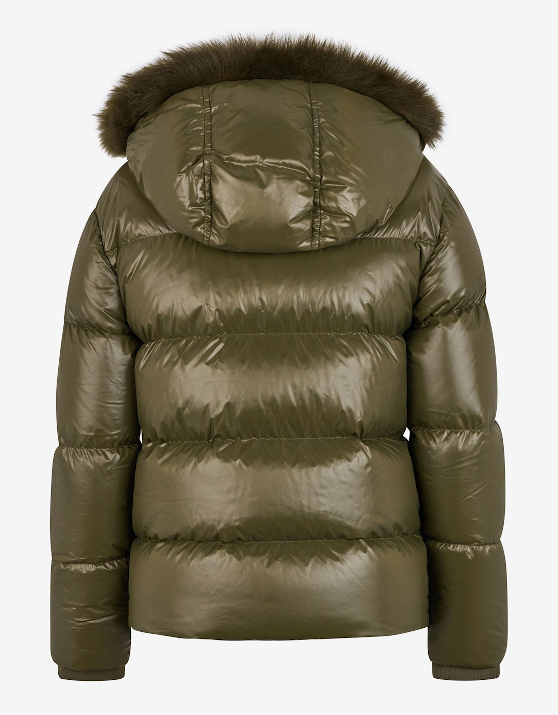 Kids Kings Down Padded Puffer Jacket in Green
