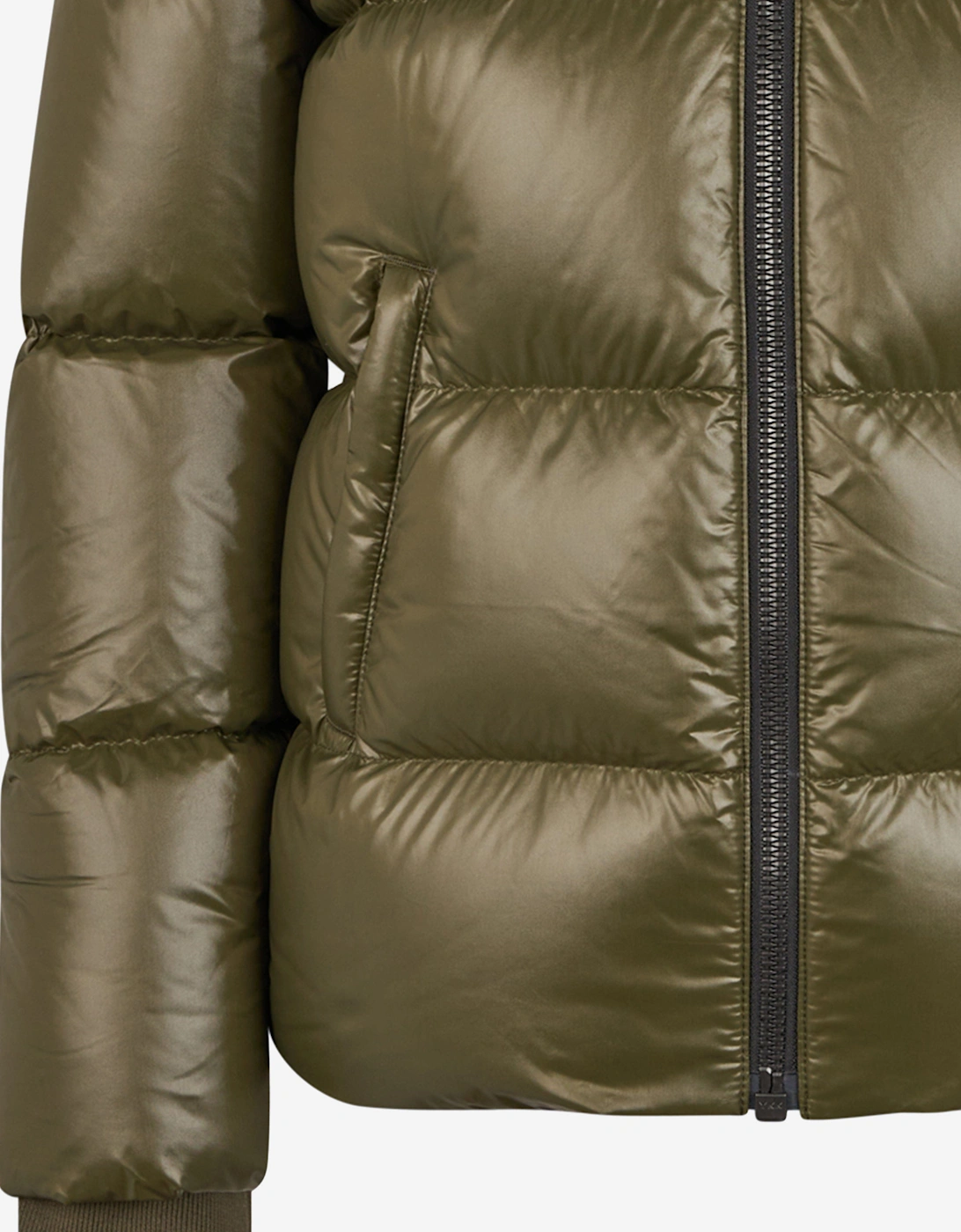 Kids Kings Down Padded Puffer Jacket in Green
