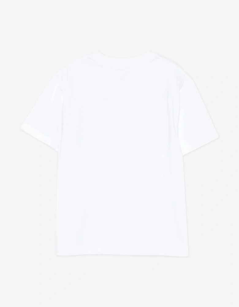 Boys Logo Pocket T-Shirt in White