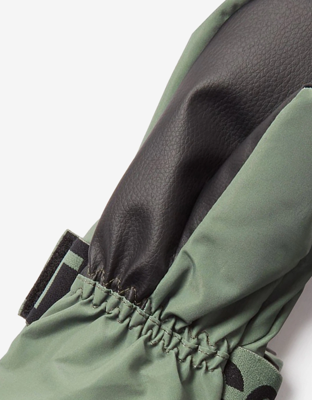 Boys Logo Ski Mittens in Green