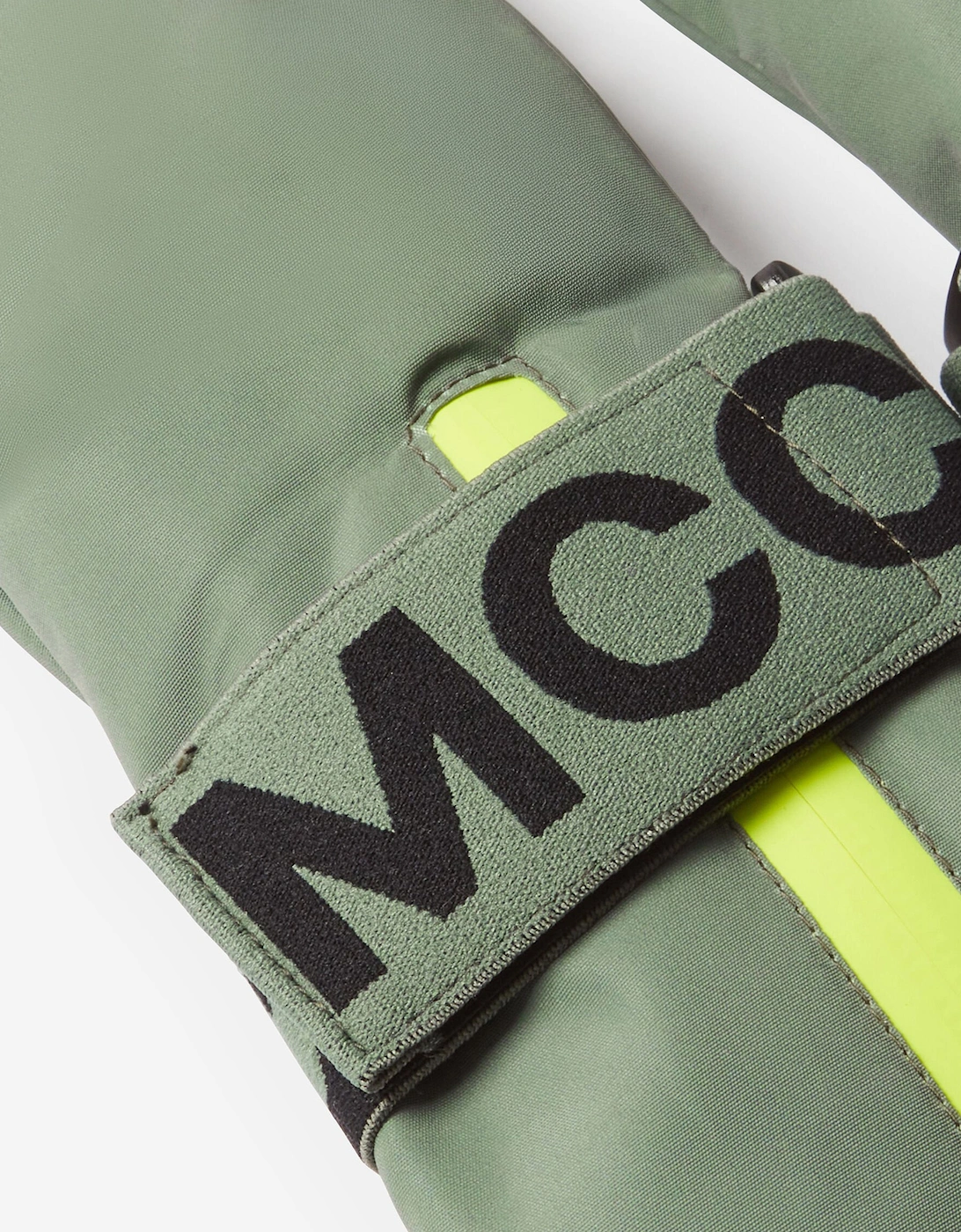 Boys Logo Ski Mittens in Green