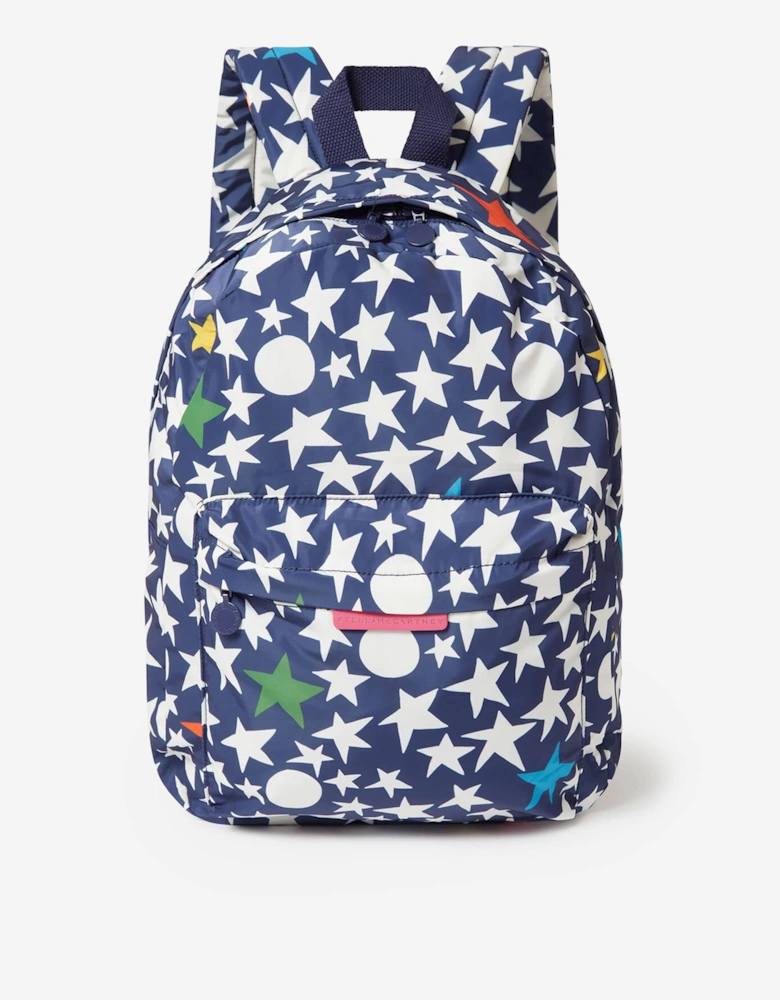 Girls Stars Backpack in Blue (41cm)