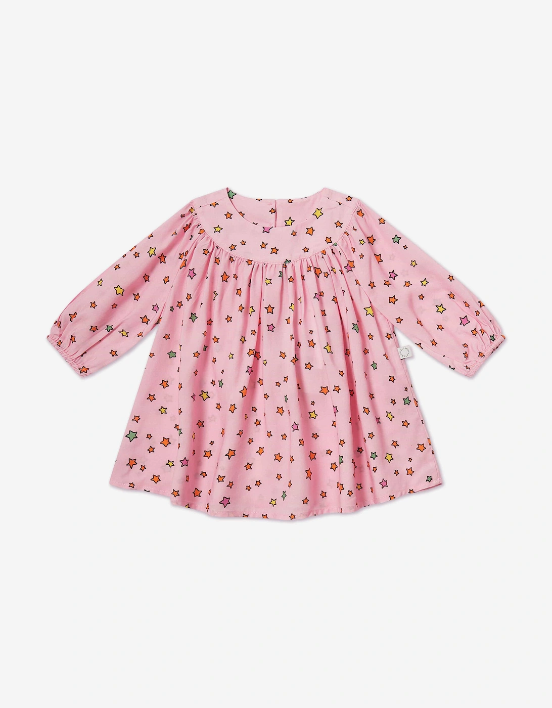 Baby Girls Star Dress with Knickers in Pink