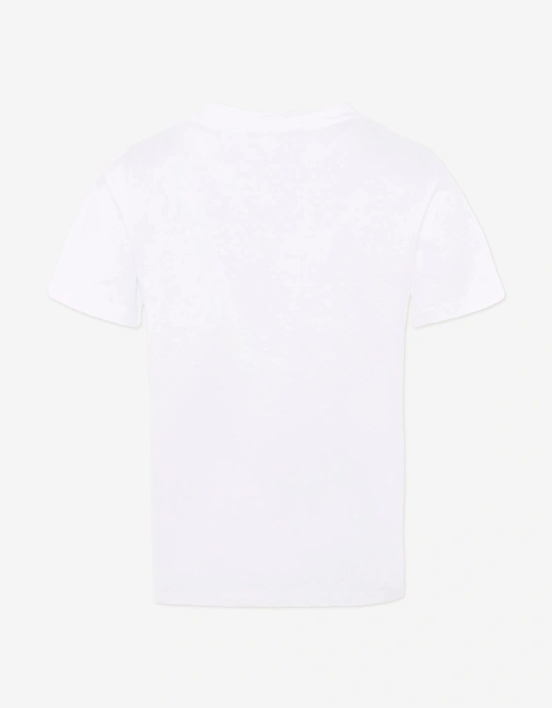 Kids Logo Print T-Shirt in White