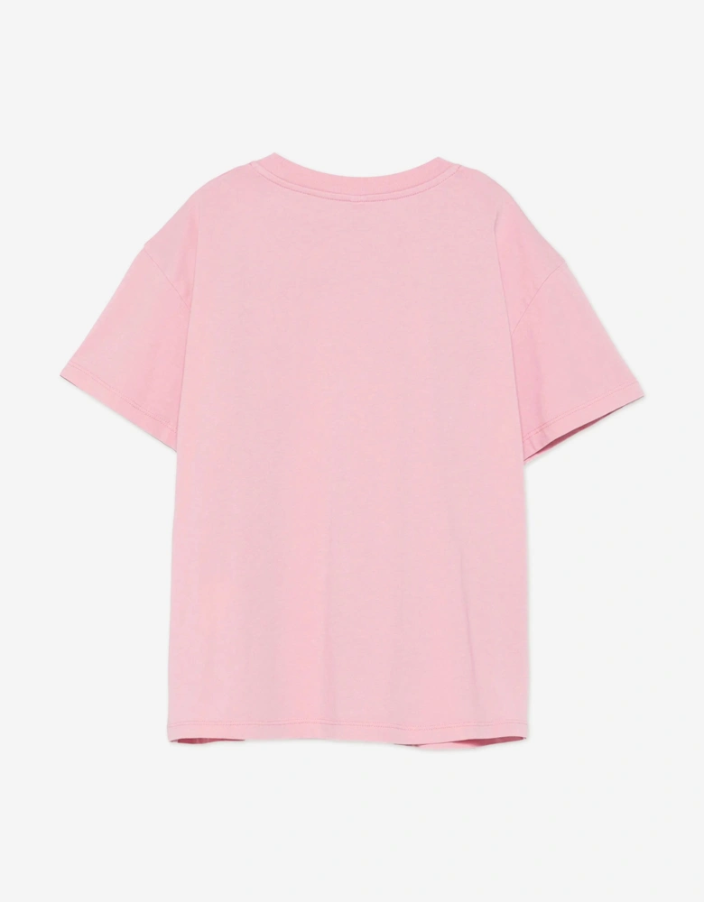 Girls Logo T-Shirt in Pink