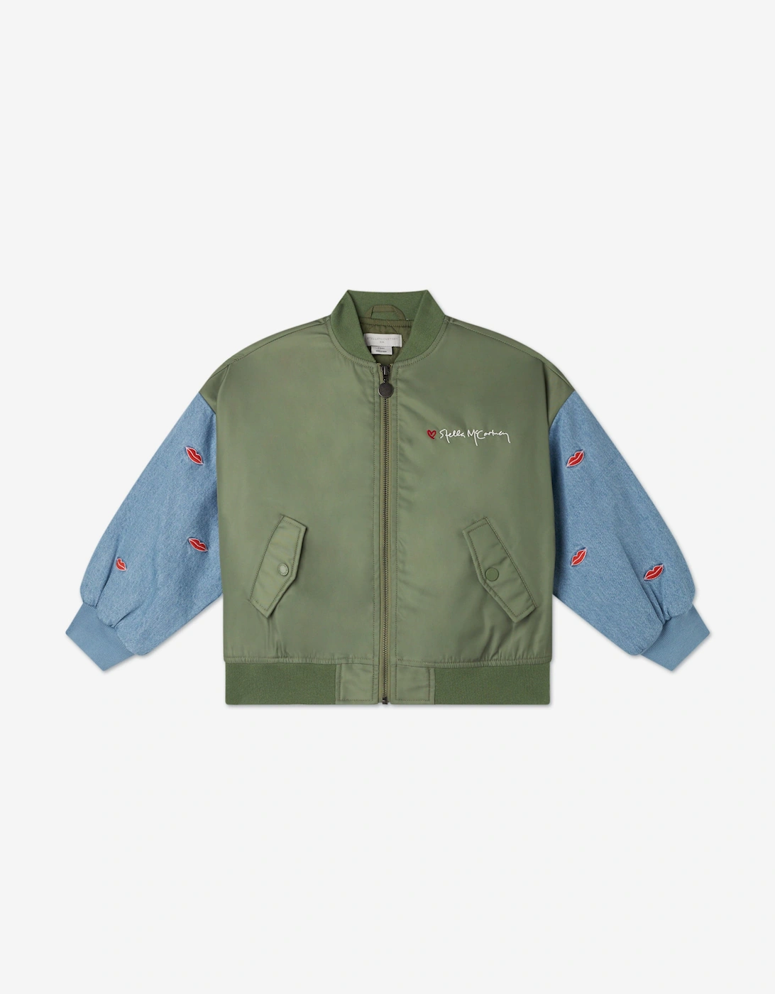 Girls Bomber Jacket in Green, 5 of 4