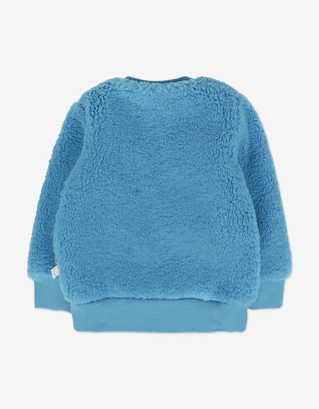 Baby Boys Teddy Fleece Sweatshirt in Blue