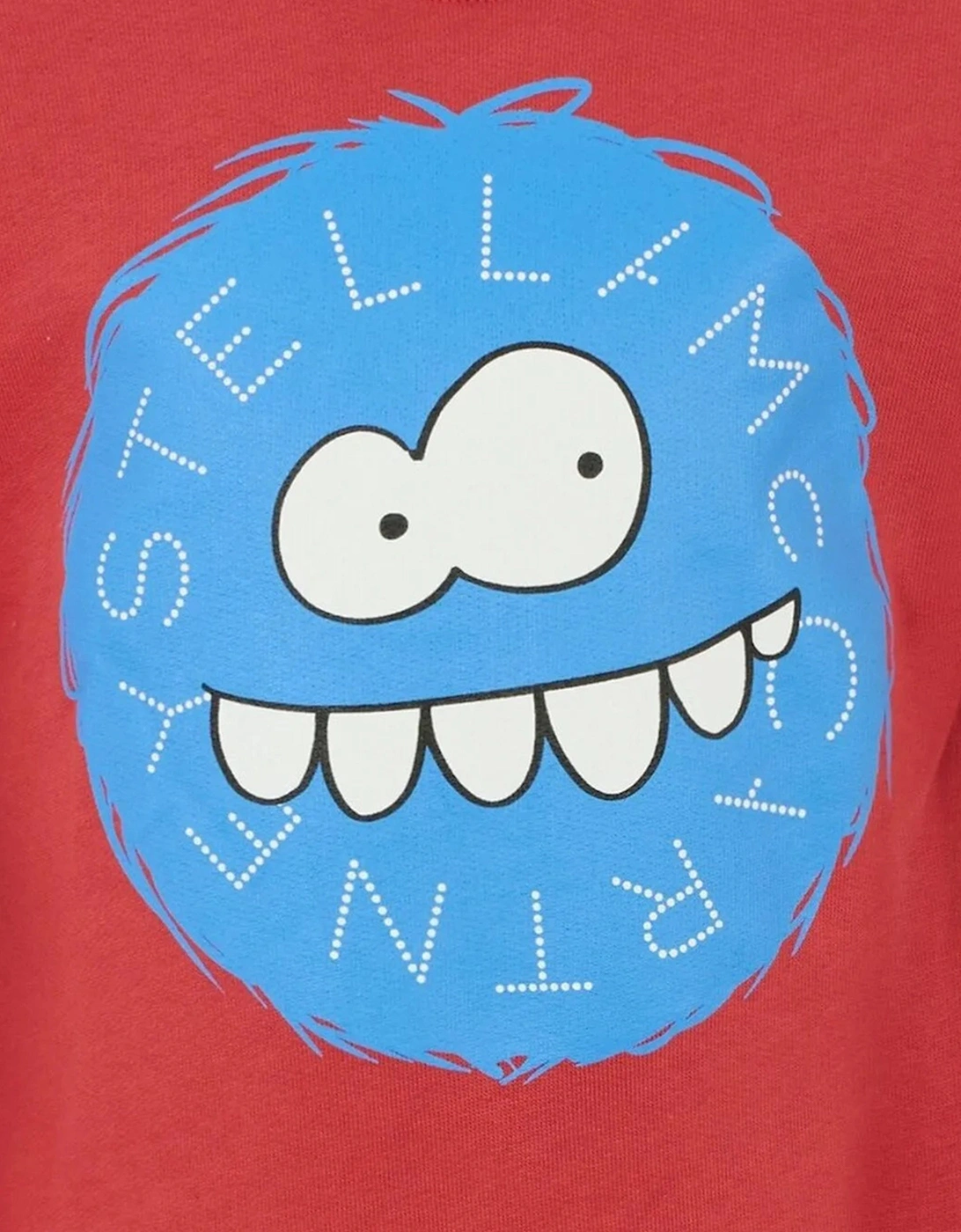 Boys Monster Logo Sweatshirt in Red