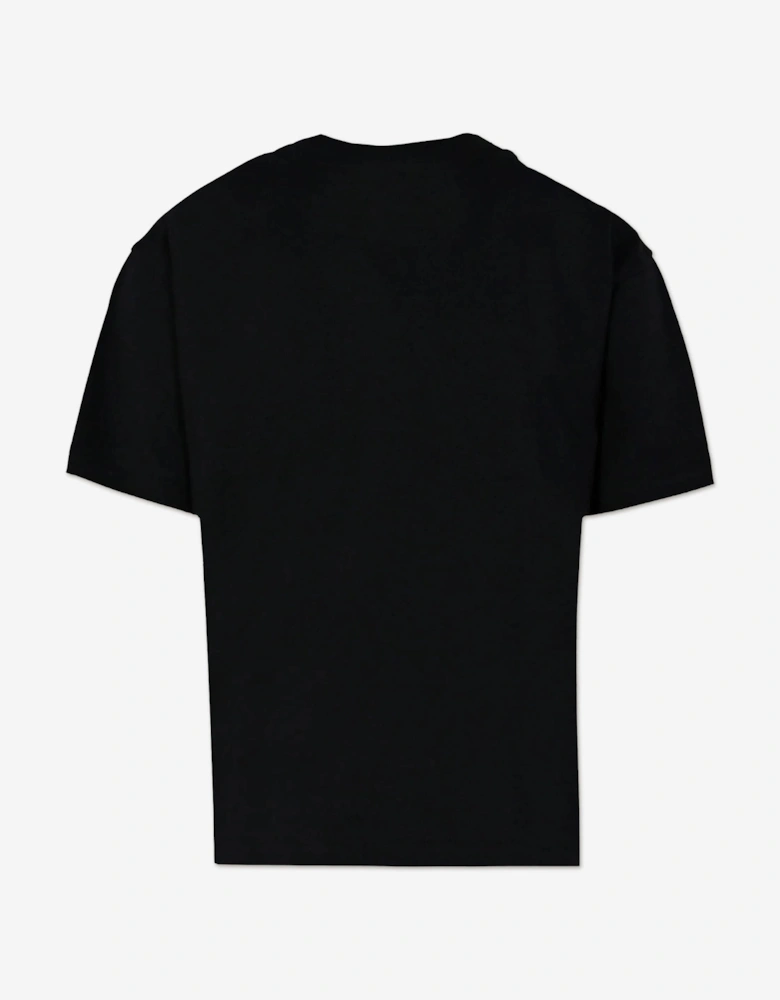 Kids Logo Print T-Shirt in Black