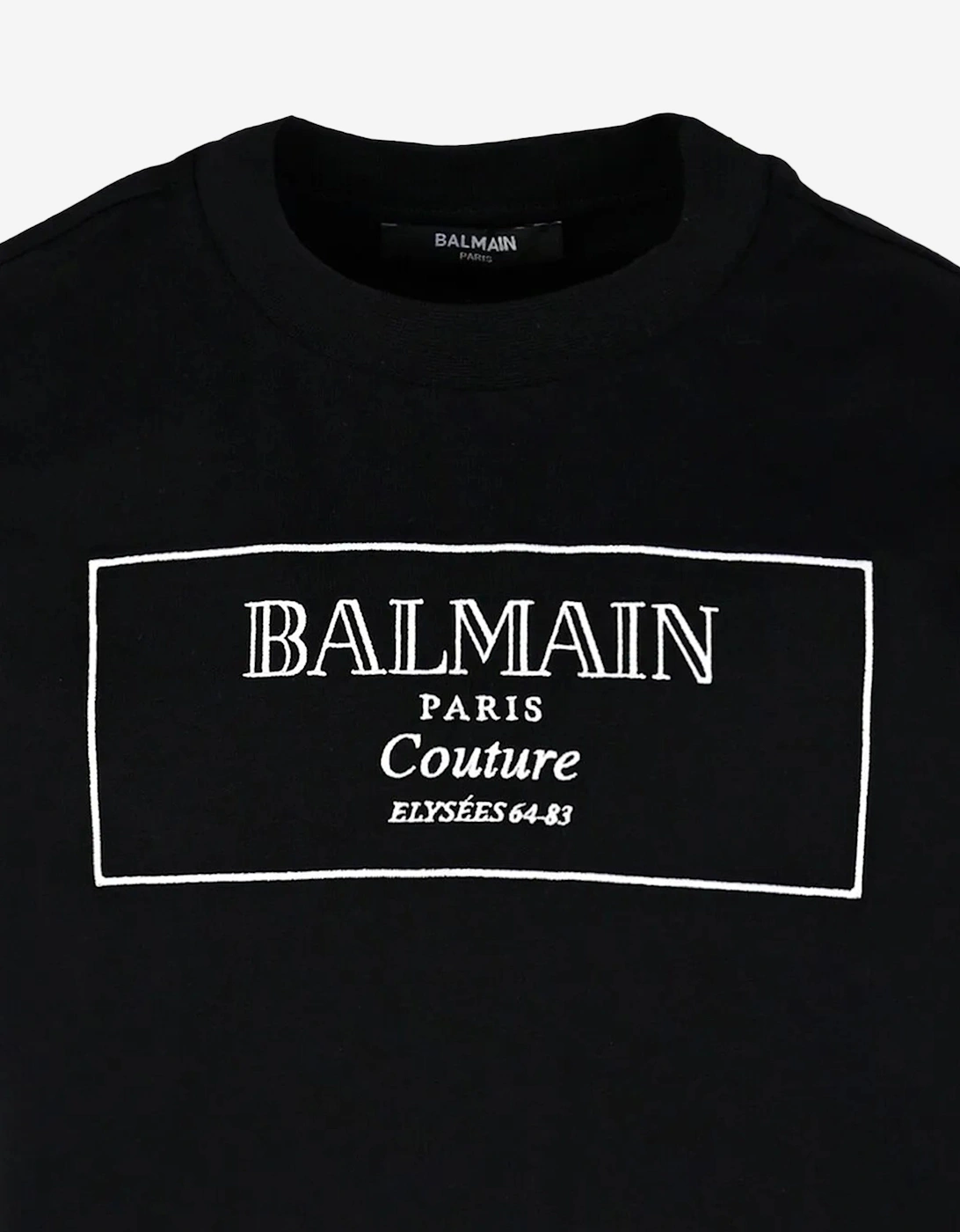 Kids Logo Print T-Shirt in Black